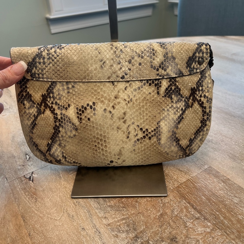 Coach Kristin Python Wristlet - Picture 2 of 14